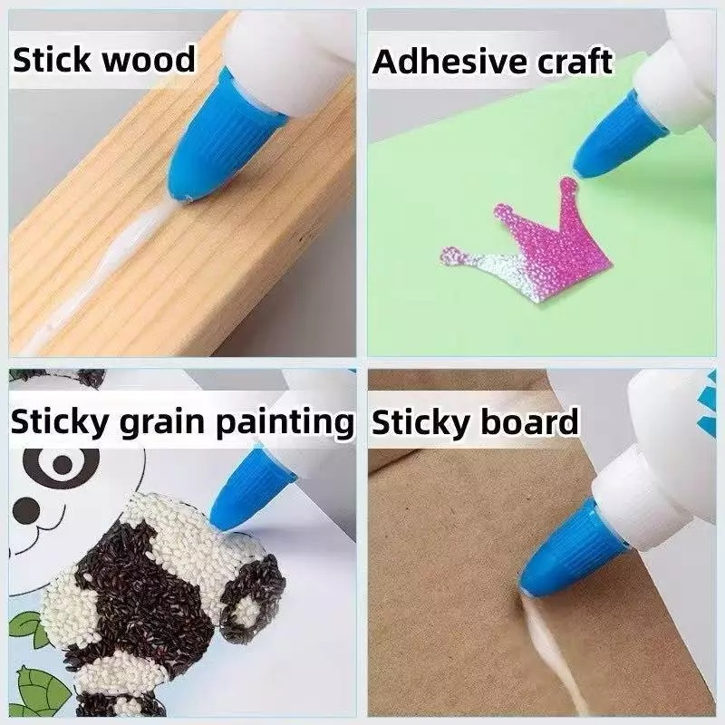 BUY 10 TAKE 10=20PCS 2in1 White Glue 40g Student Hand Work School Supplies Office Supplies Stationary DIY Craft