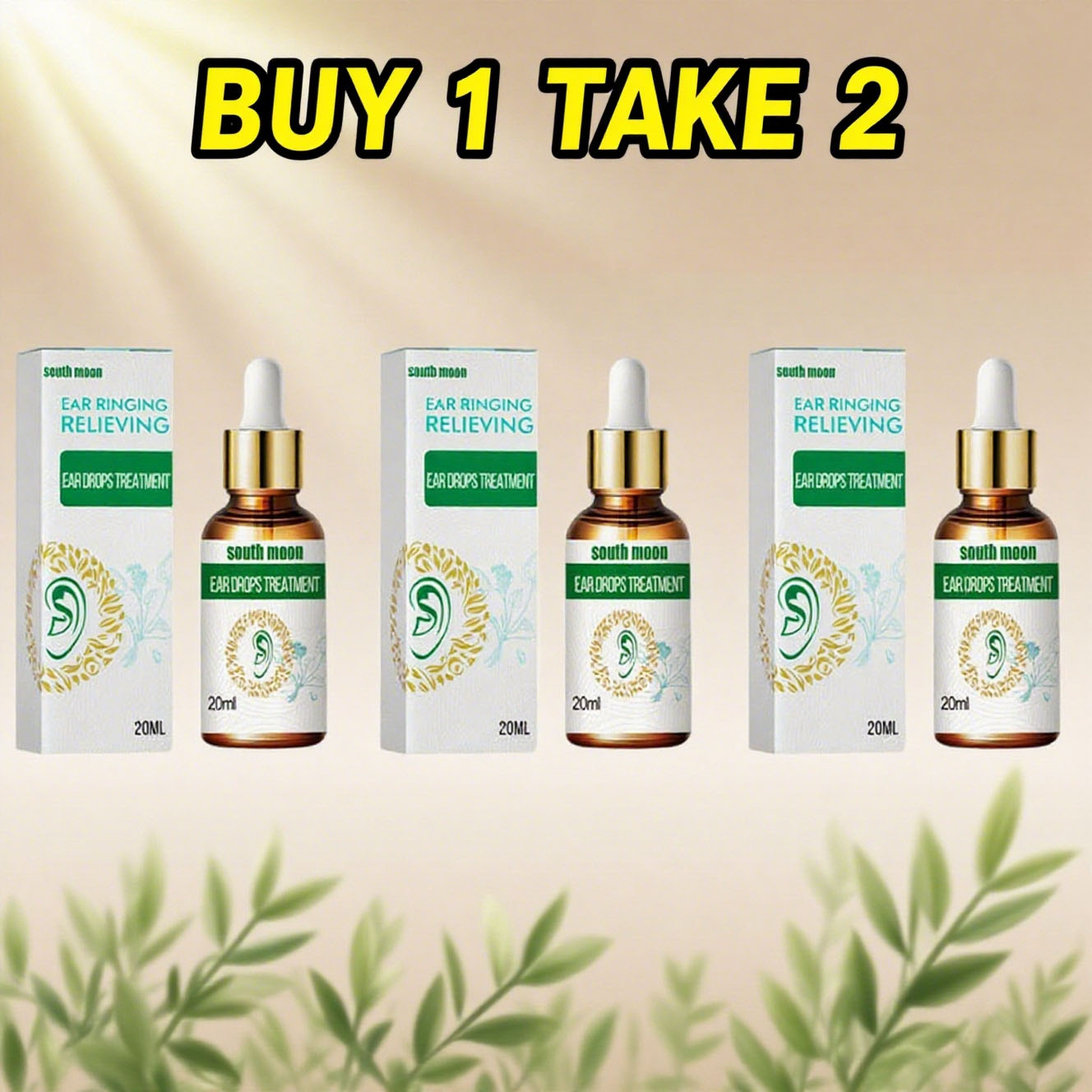 FreeShipping BUY 1 TAKE 2 South Moon Ear Drops Cleaning fluid